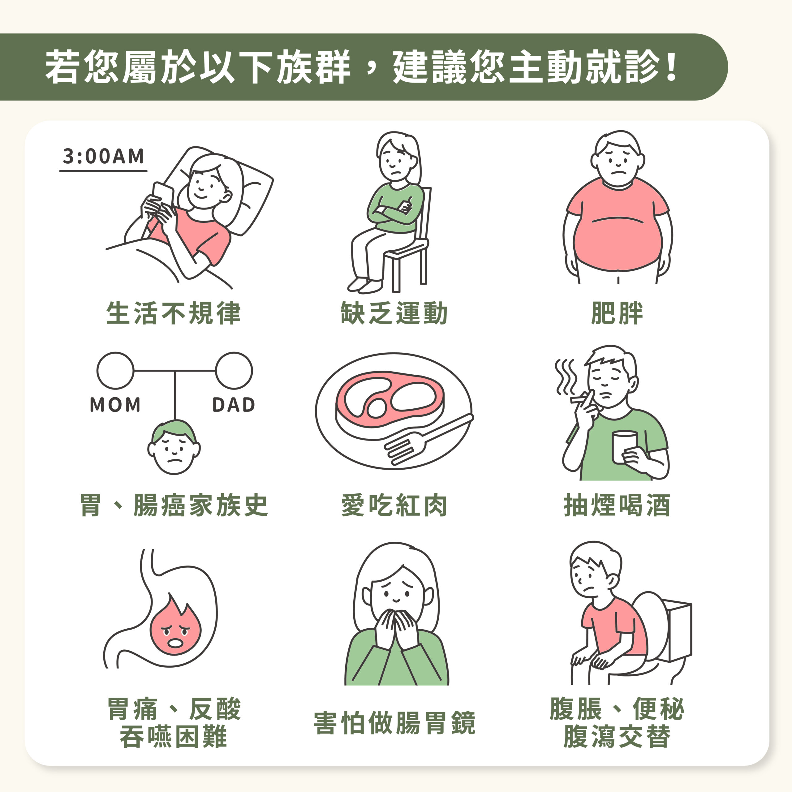 無痛胃鏡、大腸鏡（搭配舒眠麻醉）